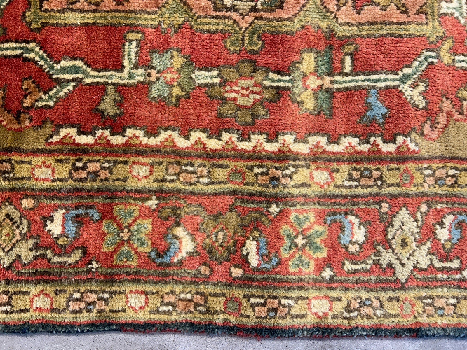 4’1”x6’1” Hand-Knotted 100% Wool Indoserapi Area Rug - Carpet
