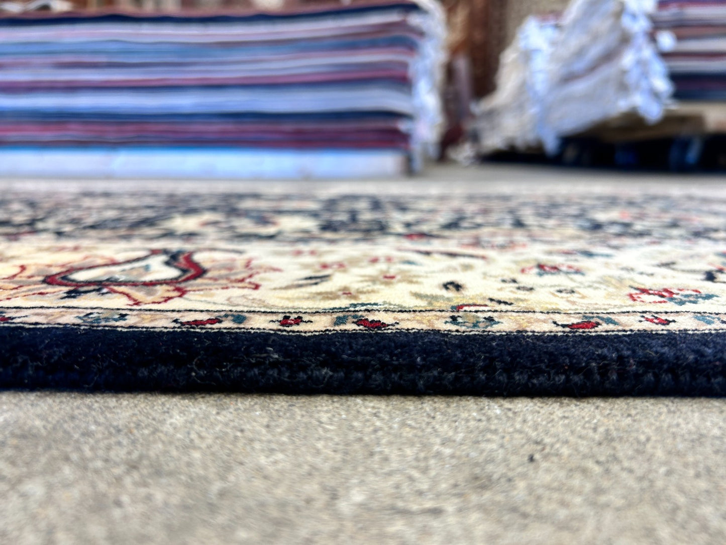 3'1"x5' Hand-Knotted 100% Wool Pile Lahovere Rug