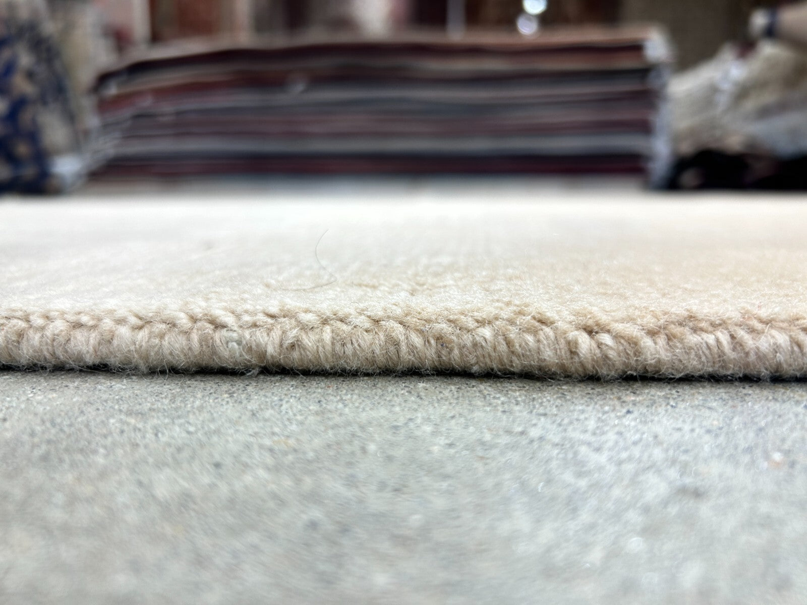 6'6"x9'11" Hand-Knotted 100% Wool Pile Indo-Nepali Carpet - Area Rug