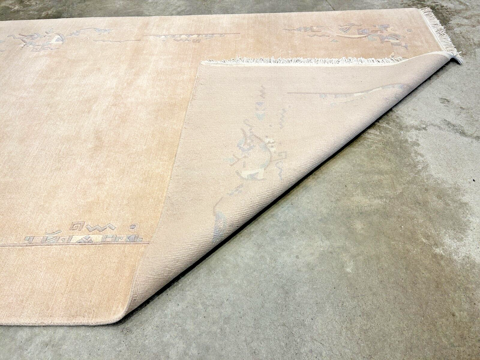 6'6"x9'11" Hand-Knotted 100% Wool Pile Indo-Nepali Carpet - Area Rug