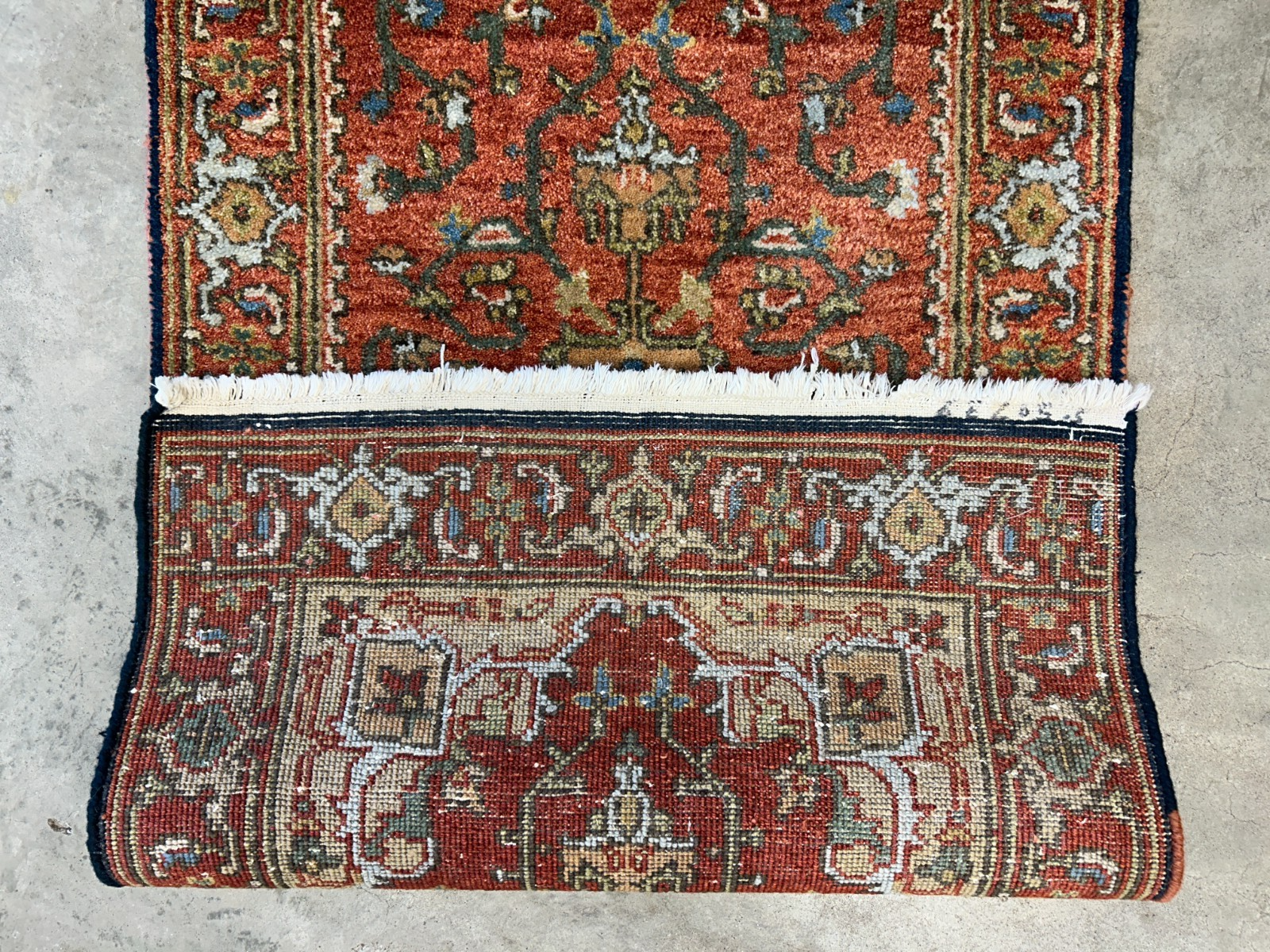 2'7"x7'10" Hand-Knotted 100% Wool Pile Runner Rug - Carpet