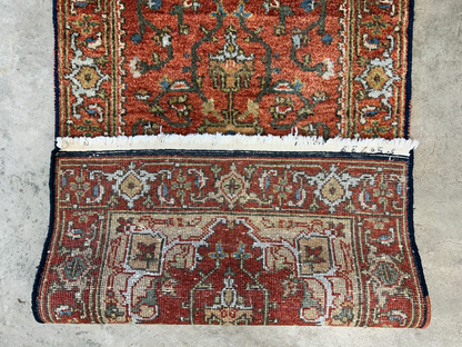 2'7"x7'10" Hand-Knotted 100% Wool Pile Runner Rug - Carpet