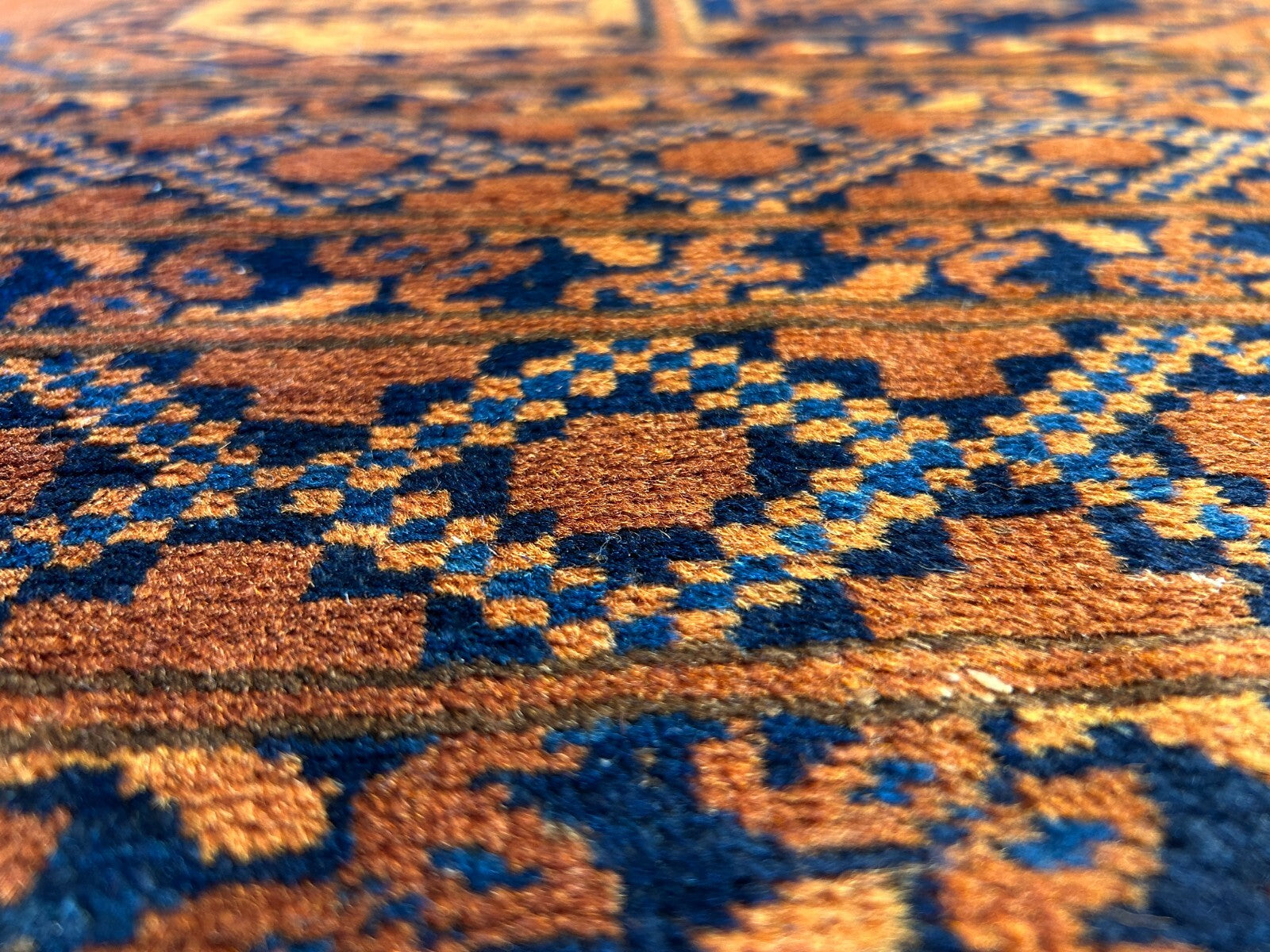 8'8"x12'1" Hand-Knotted 100%  Wool Pile Bokhara Rug