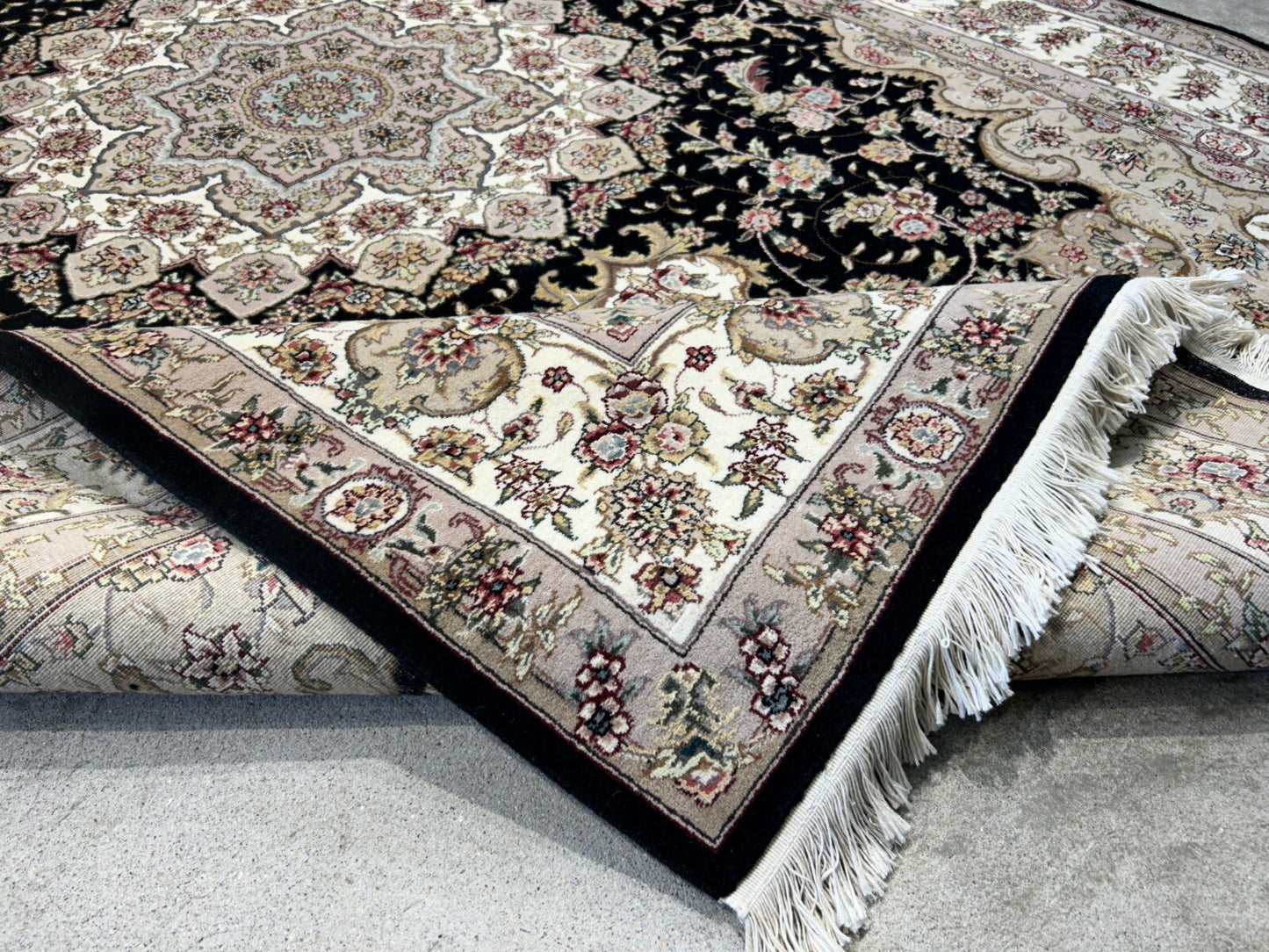 6'x9' Hand-Knotted 100% Wool Pile SinoPersian Carpet - Area Rug