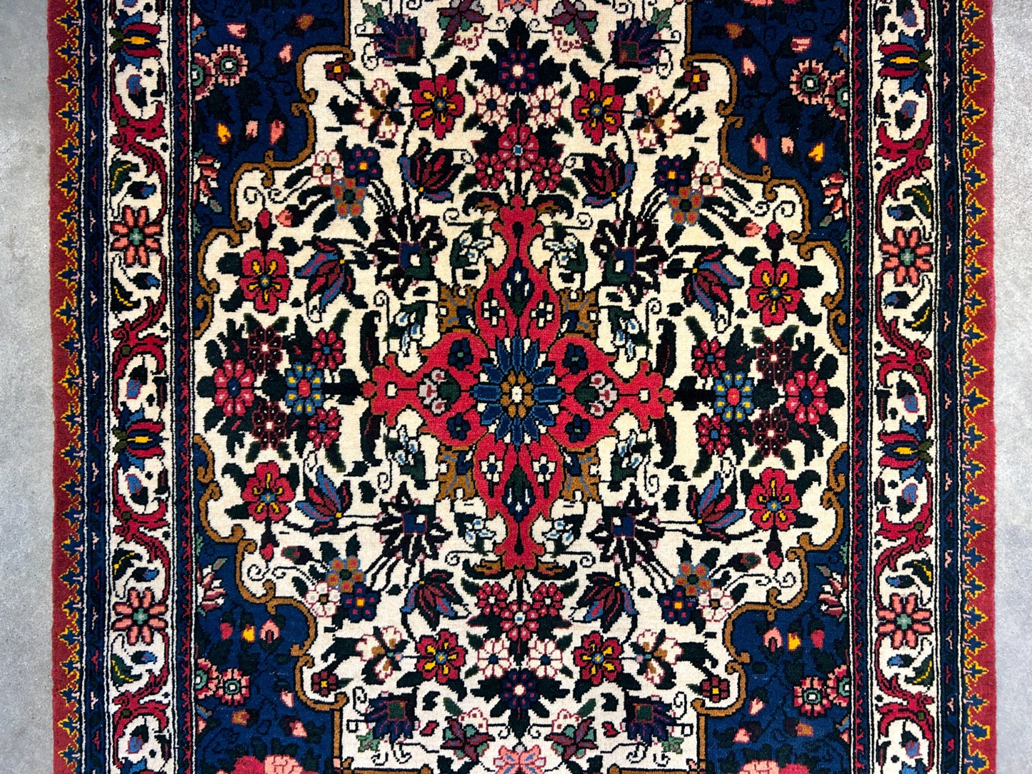 3'5"x5'2'' Hand-Knotted 100% Wool Persiane Bakhtiarie Area Rug