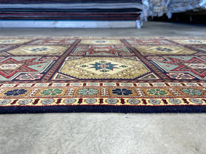 3'5"x5'4" Hand-Knotted 100% Wool Pile Tabrize Rug