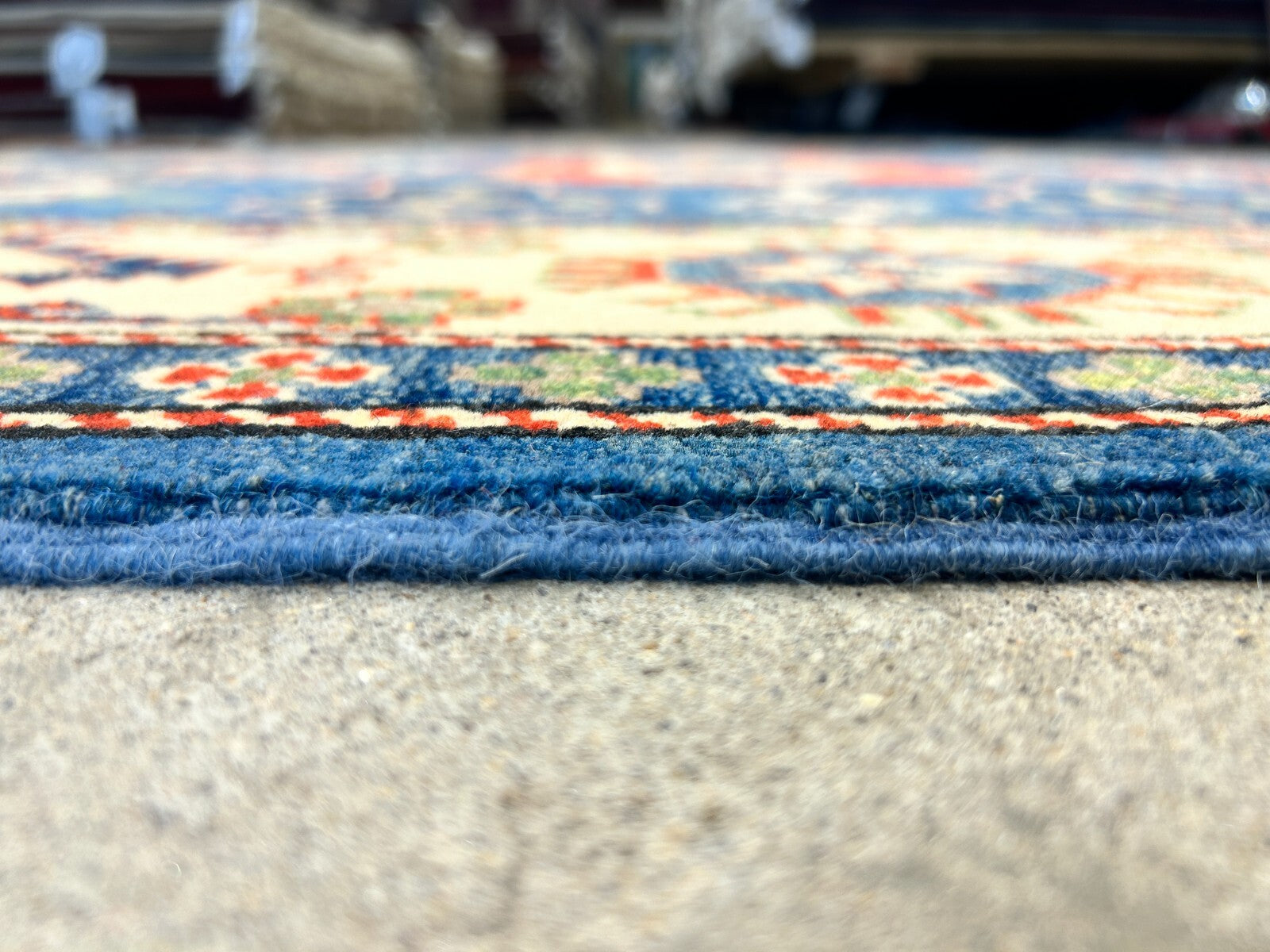 6'x8'8" Hand-Knotted 100% Wool Carpet - Fine Kazak Area Rug