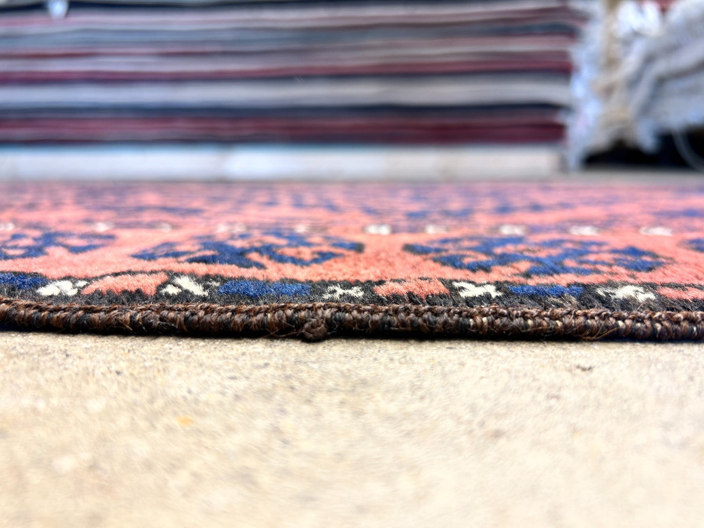 3'x4'6" Antique Hand-Knotted 100% Wool Pile Balouchi Rug