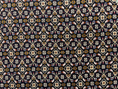 6'8"x10' Fine Hand-Knotted Wool & Silk Oriental Tabrize Rug - Area Carpet