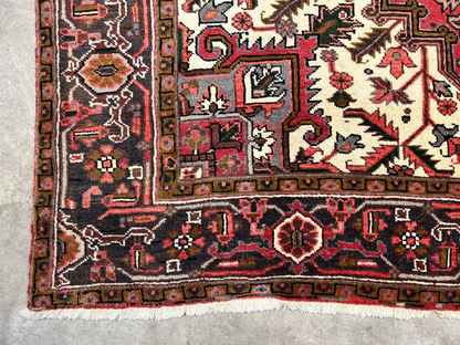 6'7"x9'5" Hand-Knotted 100% Wool Herize Carpet - Area Rug