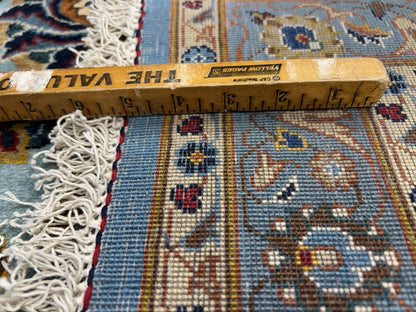 10’8”x14’2” Very Fine Hand-Knotted 100% Wool Pile Kashane Area Rug - Signed