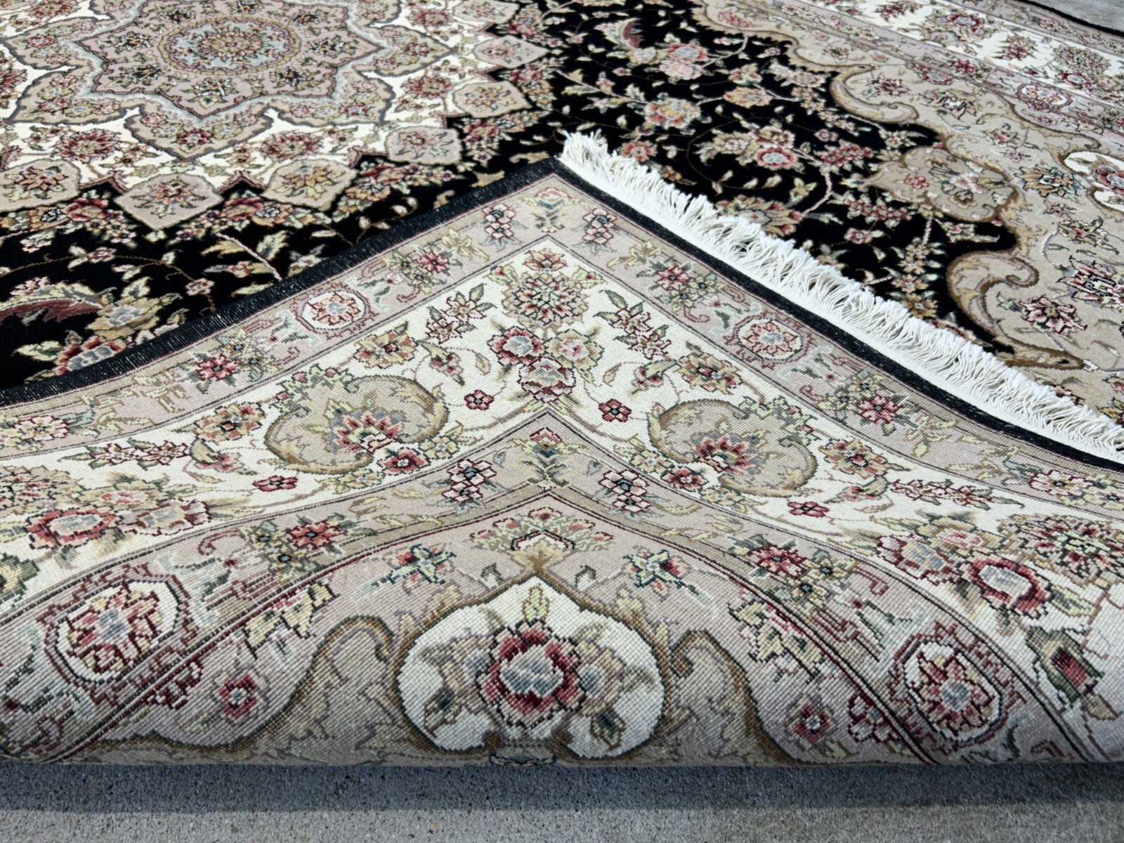 6'x9' Hand-Knotted 100% Wool Pile SinoPersian Carpet - Area Rug