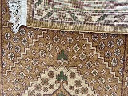 3'x6' Hand-Knotted 100% Wool Pile Oriental Area Rug - Carpet