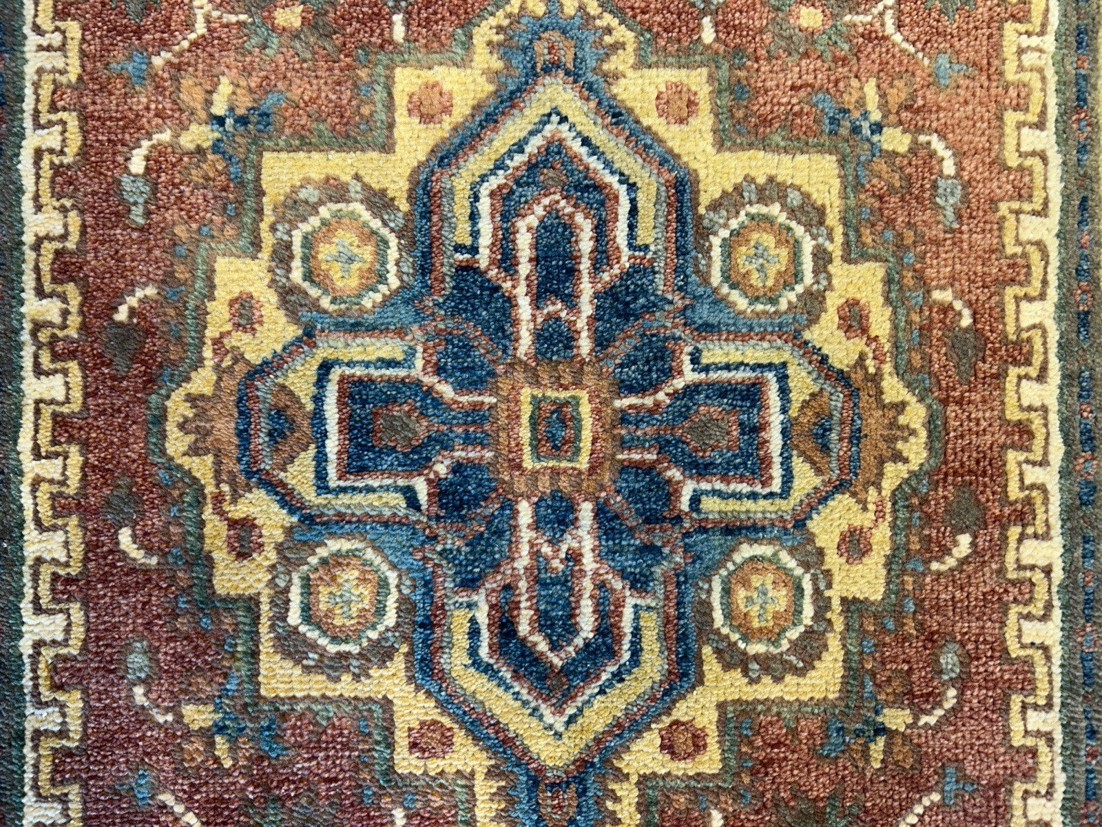 3’1”x5’ Hand-Knotted 100% Wool Indoserapi Area Rug - Carpet