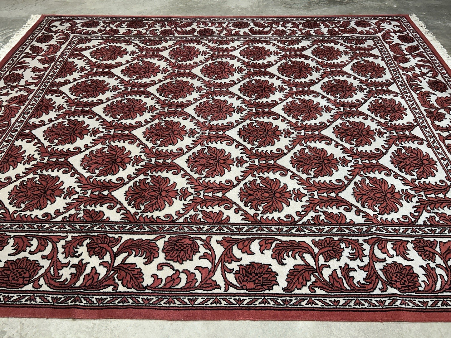 8’x9’11” Hand-Knotted 100% Wool Pile Oriental Area Rug - Carpet