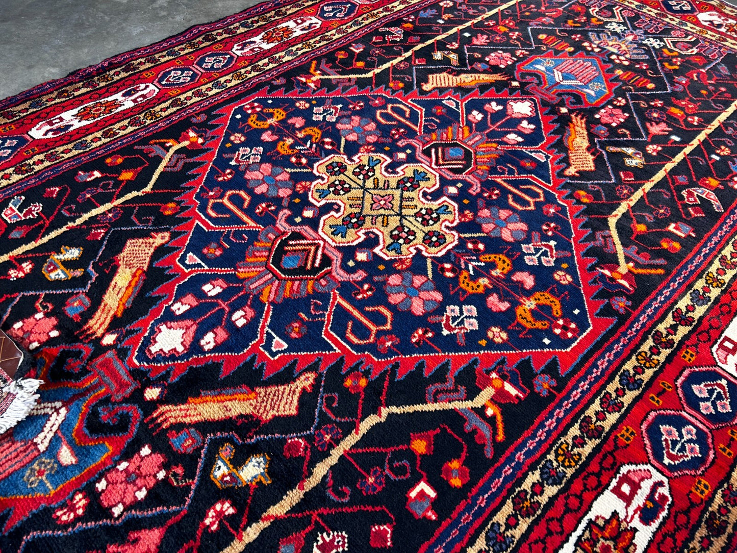 5'6" x 10'5" Hand-Knotted 100% Wool Carpet - Nahavande Area Rug
