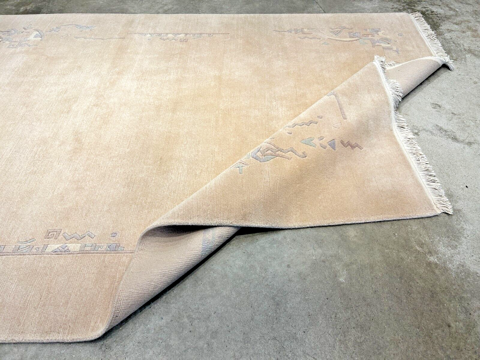 6'6"x9'11" Hand-Knotted 100% Wool Pile Indo-Nepali Carpet - Area Rug