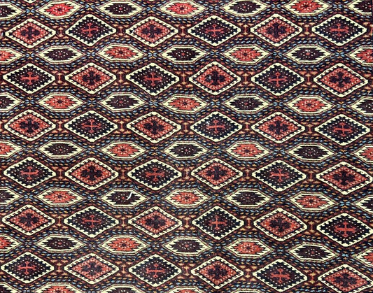 6'3"x9'2" Hand-Knotted 100% Wool Carpet - Bokhara Area Rug