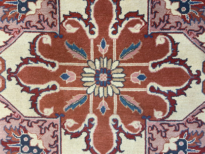 8'10"x11'11" Hand-Knotted 100% Wool Pile IndoHeriz Rug