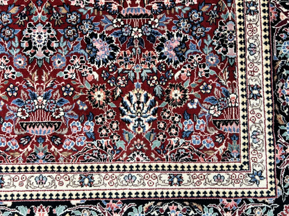 5'9"x8'9" Hand-Knotted 100% Wool Pile SinoPersian Carpet - Area Rug