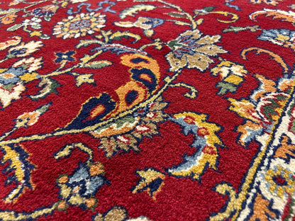 7'11"x9'7" Hand-Knotted 100% Wool Pile Qume Rug