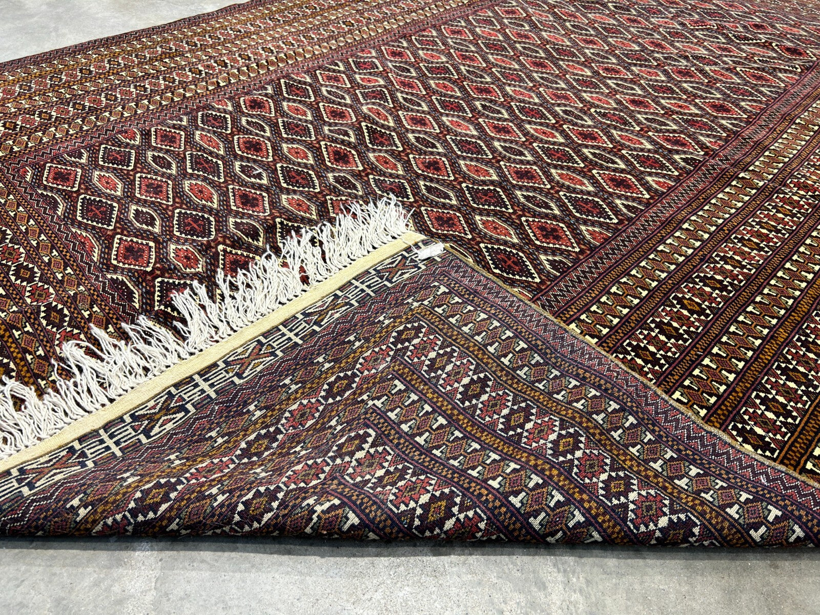 6'3"x9'2" Hand-Knotted 100% Wool Carpet - Bokhara Area Rug