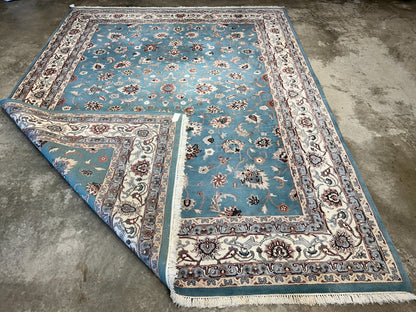 9'x12' Hand-Knotted 100% Wool Pile Kashane Design Carpet - Area Rug