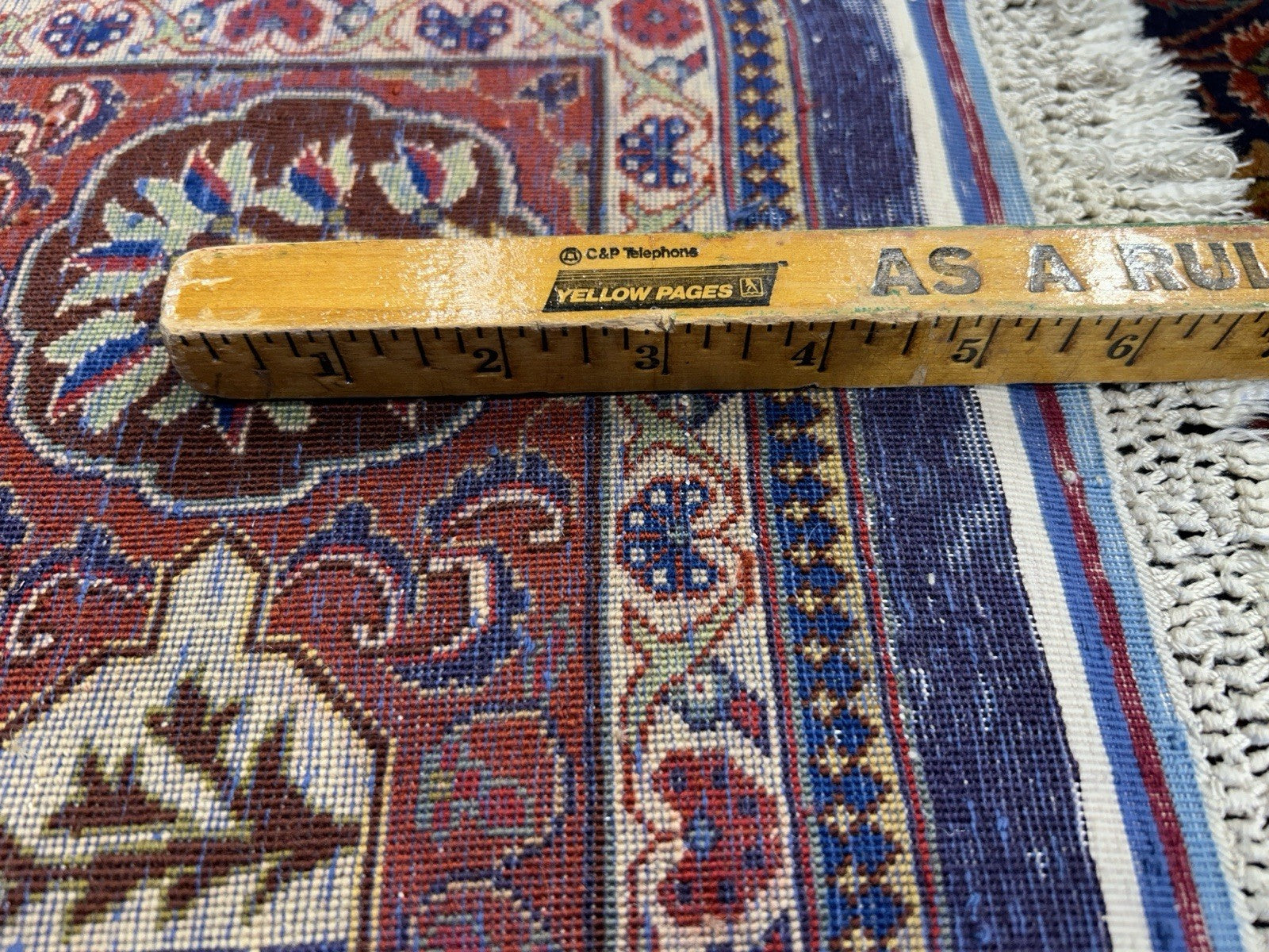 4'2”x 6'0" Antique Hand-Knotted 100% Lamb Wool Carpet - Kashane Area Rug