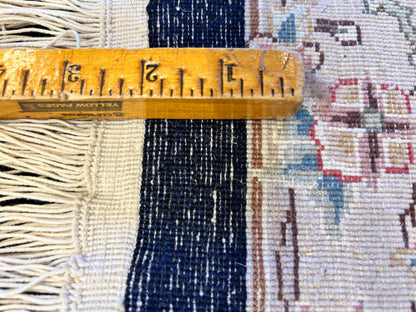 9'x12' Hand-Knotted Wool & Silk Pile Sinopersian Carpet - Area Rug