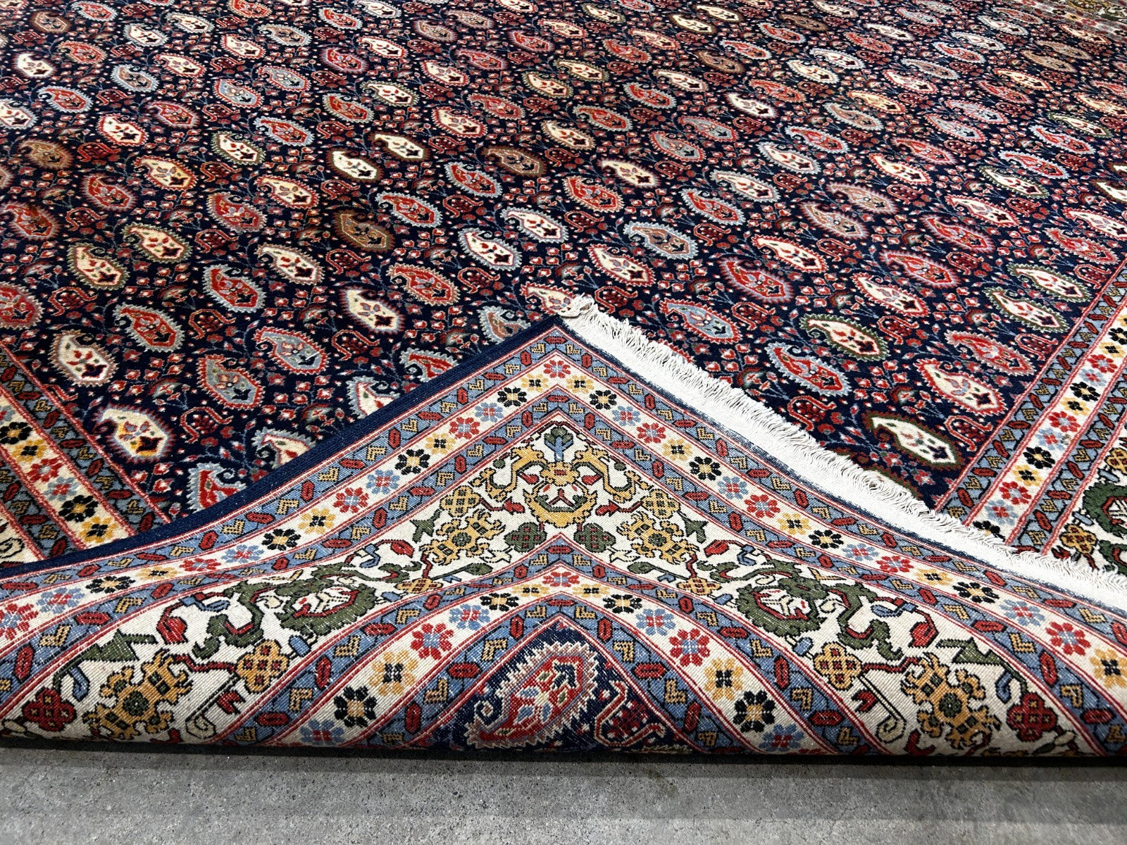 8'x11' Hand-Knotted 100% Wool Pile Hereke Area Rug - Carpet
