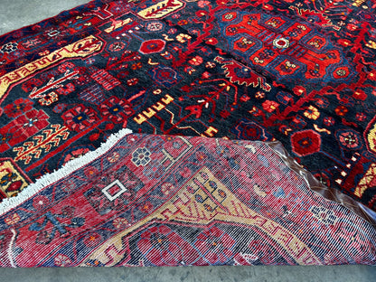 5'4" x 9'7" Hand-Knotted 100% Wool Pile Nahavande Area Rug