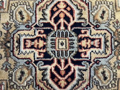 4’1”x6’1” Hand-Knotted 100% Wool Indoserapi Area Rug - Carpet