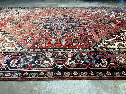 6'7"x9'7" Hand-Knotted 100% Lamb Wool Herize Carpet - Area Rug