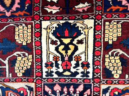 6'10"x10'1" Hand-Knotted 100% Lamb Wool Bakhtiarie Carpet - Area Rug