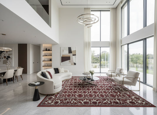 8’x9’11” Hand-Knotted 100% Wool Pile Oriental Area Rug - Carpet