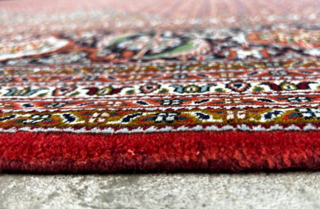 8'8"x11'3" One-Of-a-Kind Hand-Knotted Silk & Wool Tabrize Fish Style Rug