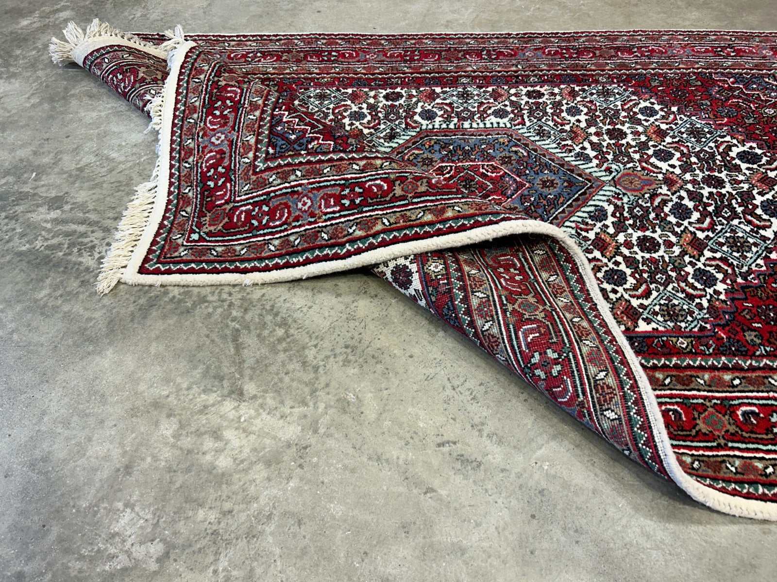 3'10"x5'10" Hand-Knotted 100% Wool Pile Indobijar Area Rug - Carpet