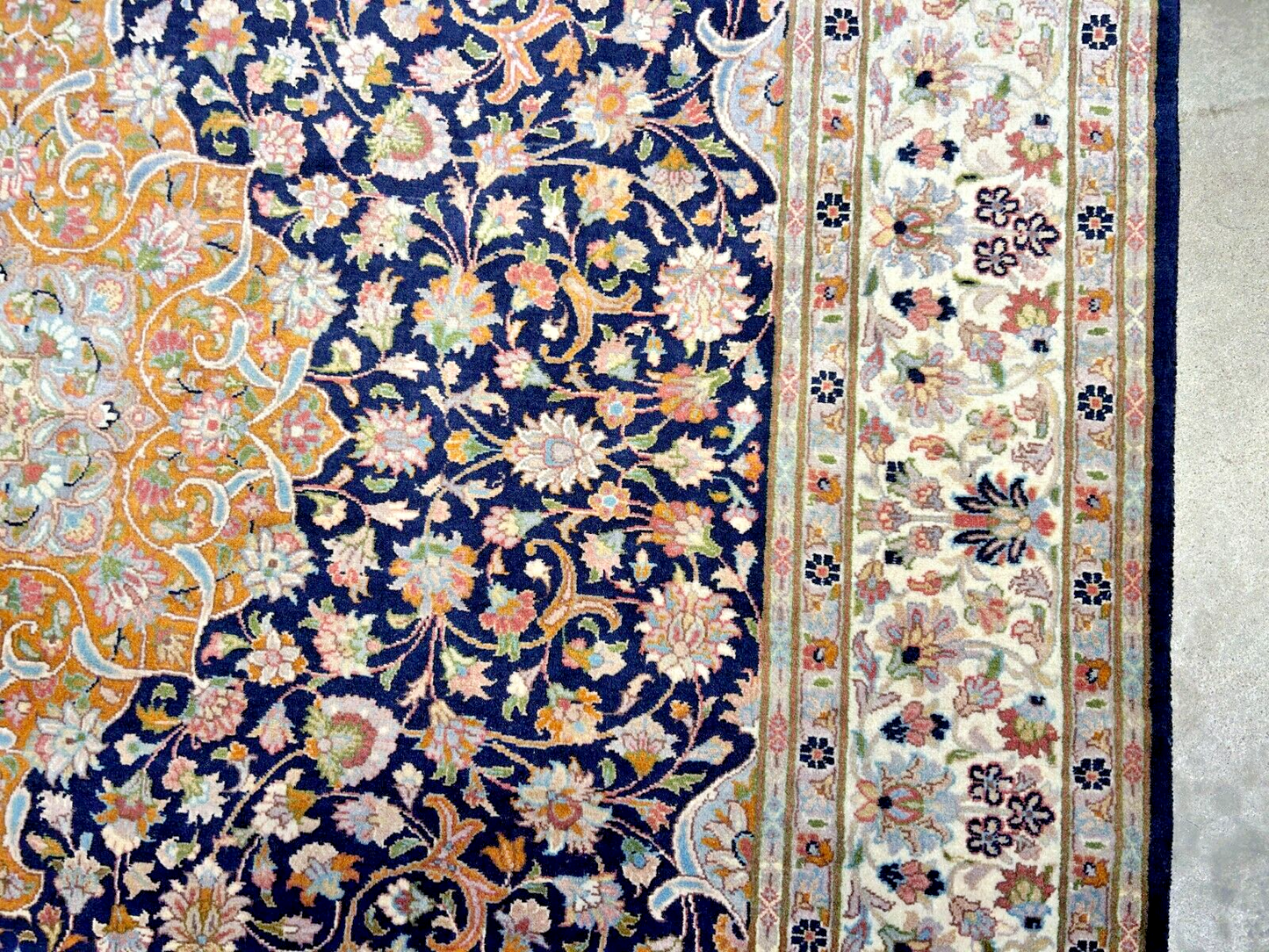 6'1"x9'4" Hand-Knotted 100% Wool Carpet - Pakpersian Kashane Area Rug