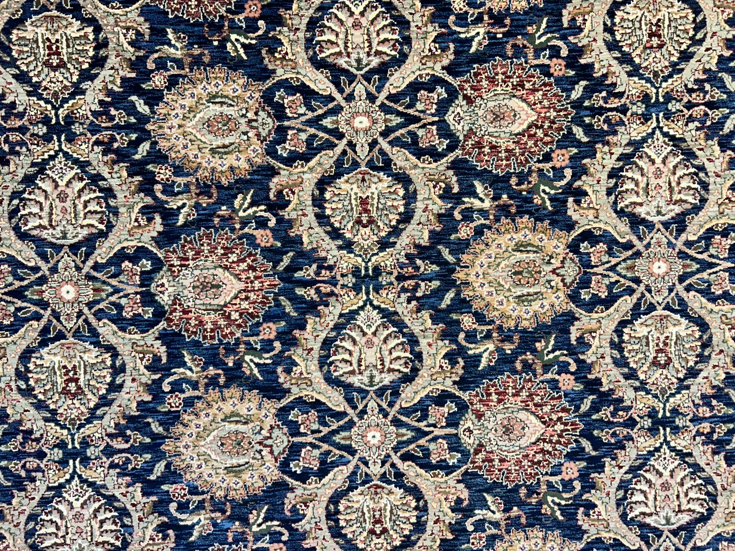 9'x12'2" Hand-Knotted 100% Wool Pile Oriental Rug