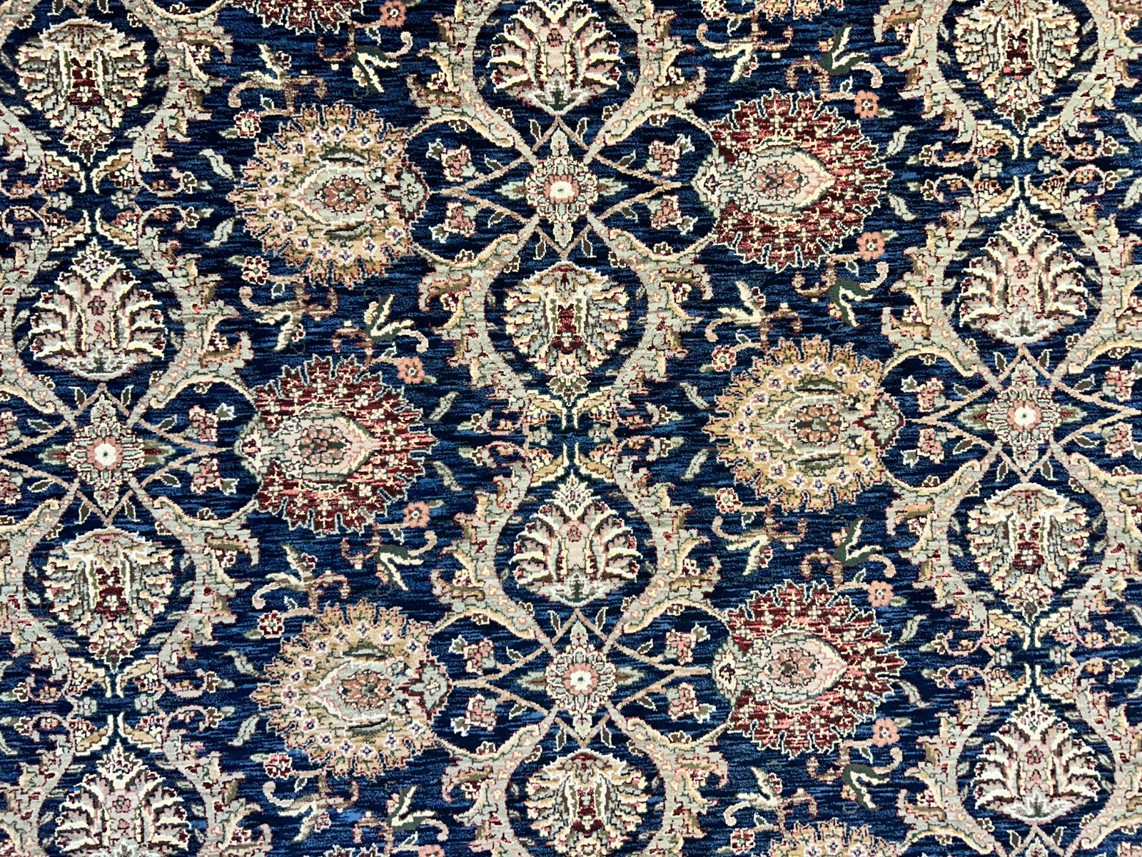 9'x12'2" Hand-Knotted 100% Wool Pile Oriental Rug
