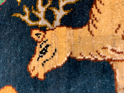 4'3"x6'8" Exquisite Extra-Fine Hand-Knotted 100% Silk Qume Area Rug - Carpet