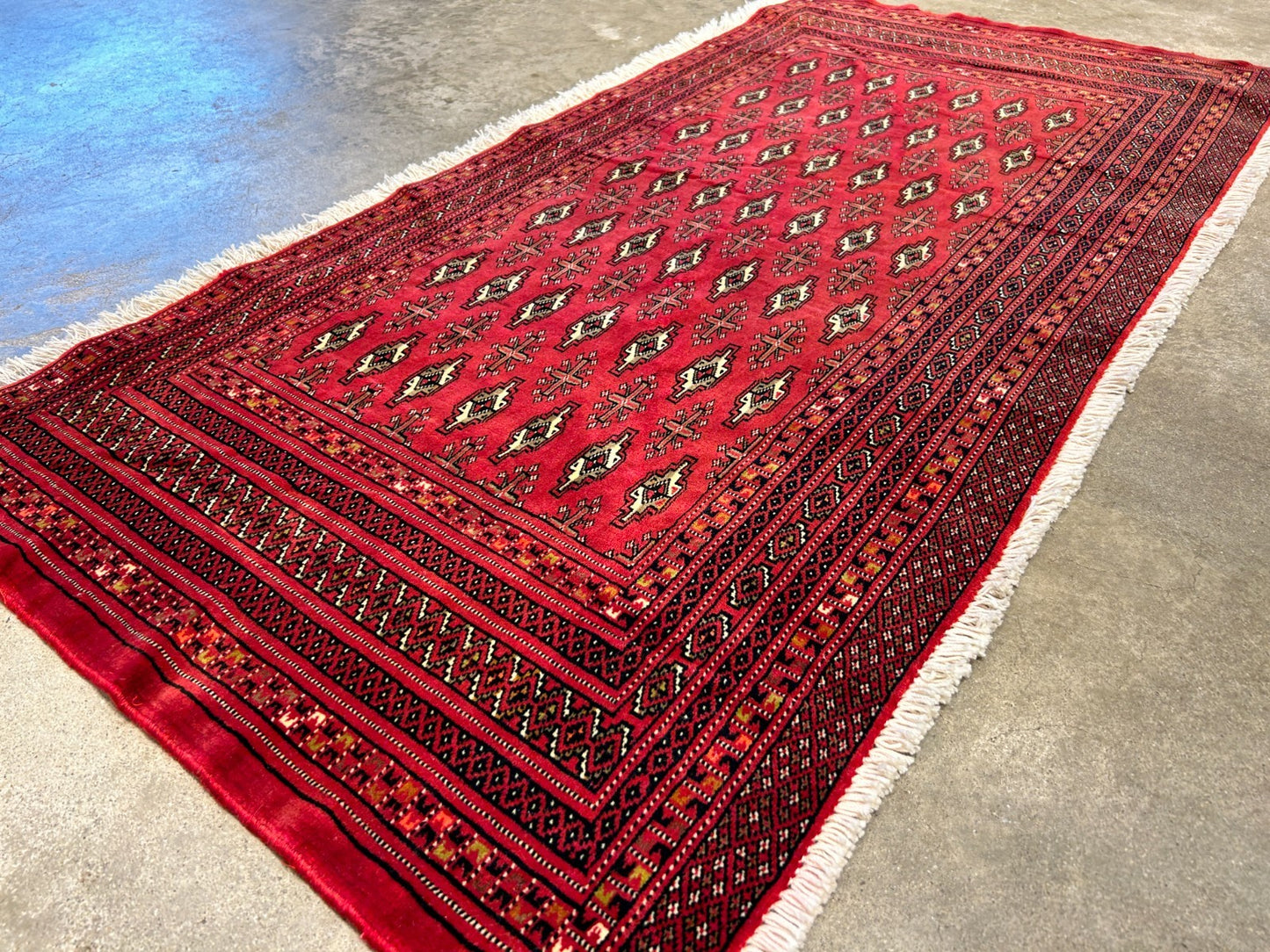 2'5"x4'9" Hand-Knotted 100% Wool Persiane Turkamane Area Rug