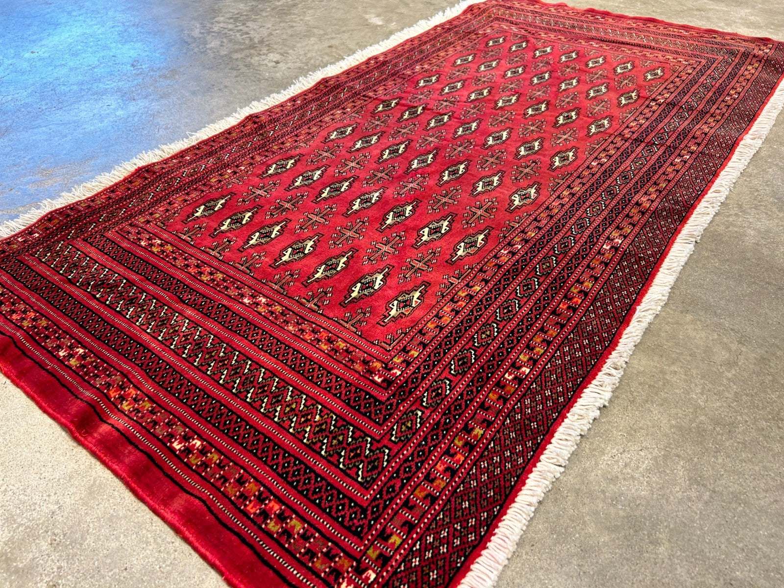 2'5"x4'9" Hand-Knotted 100% Wool Persiane Turkamane Area Rug