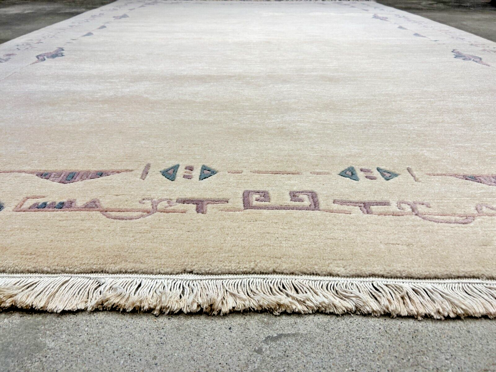 6'7"x9'10" Hand-Knotted 100% Wool Pile Indo-Nepali Carpet - Area Rug