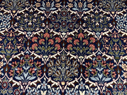 7'3"x10'10'' Hand-Knotted 100% Wool Pile Hereke Area Rug