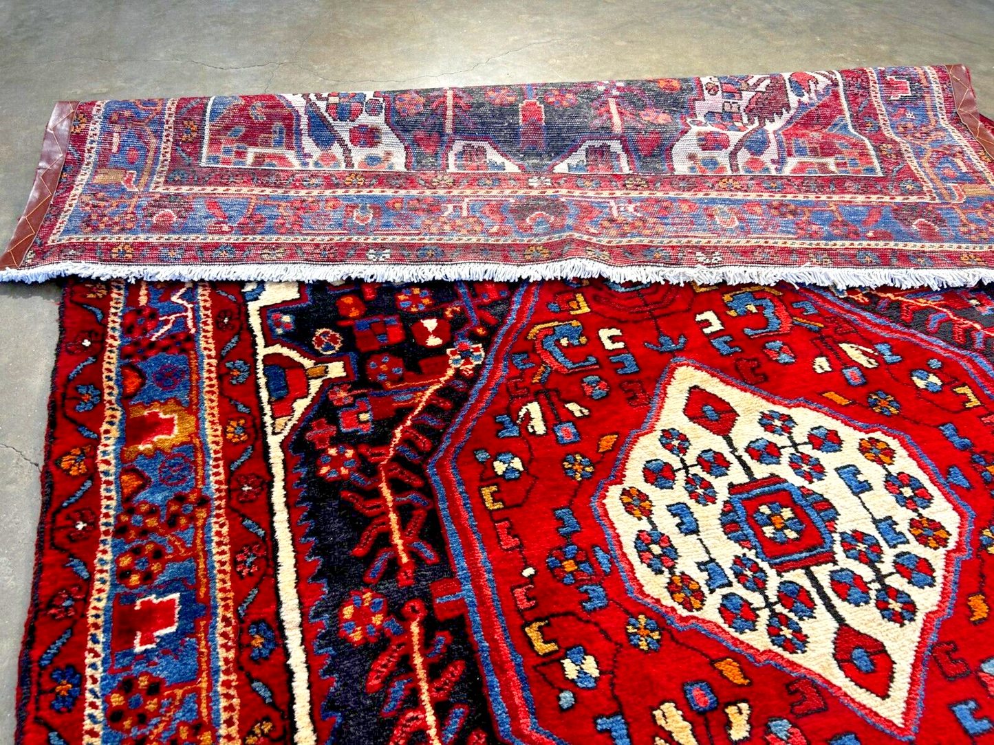 5'4" x 9'5" Hand-Knotted 100% Wool Carpet - Hamadane Area Rug