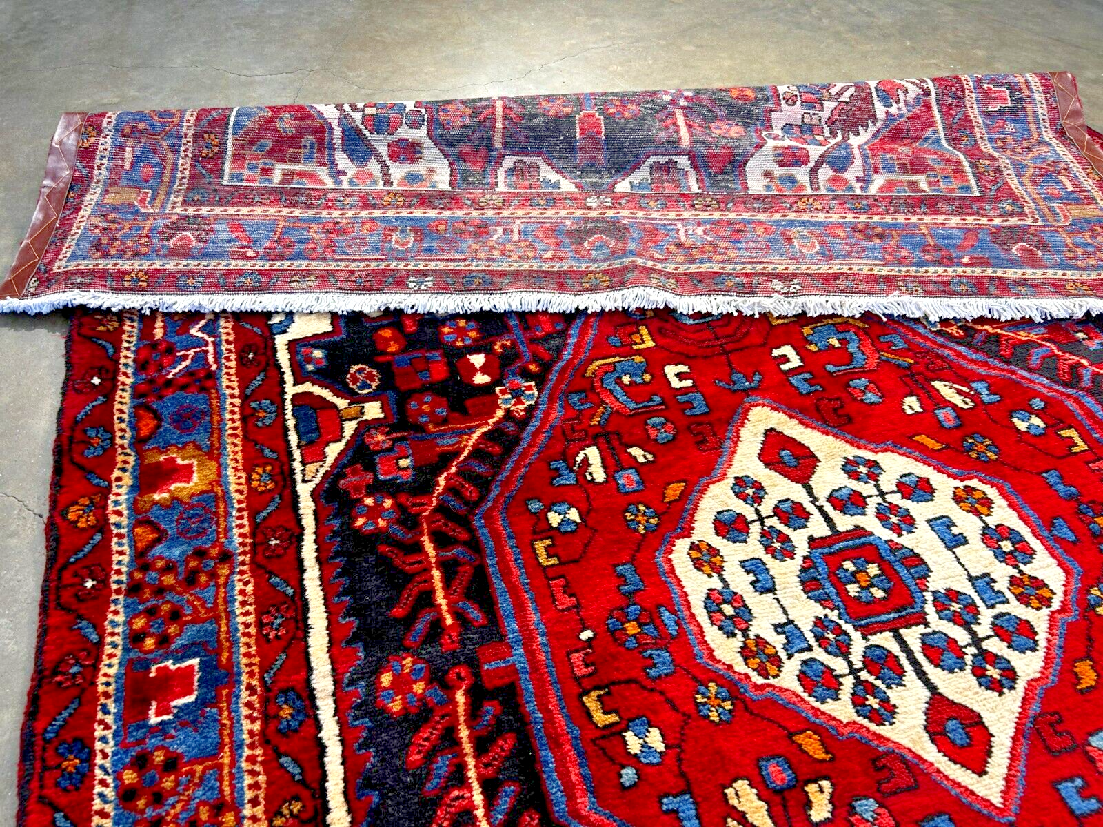 5'4" x 9'5" Hand-Knotted 100% Wool Carpet - Hamadane Area Rug