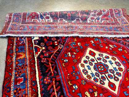 5'4" x 9'5" Hand-Knotted 100% Wool Carpet - Hamadane Area Rug