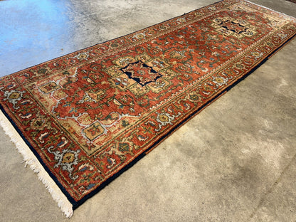 2'7"x7'10" Hand-Knotted 100% Wool Pile Runner Rug - Carpet