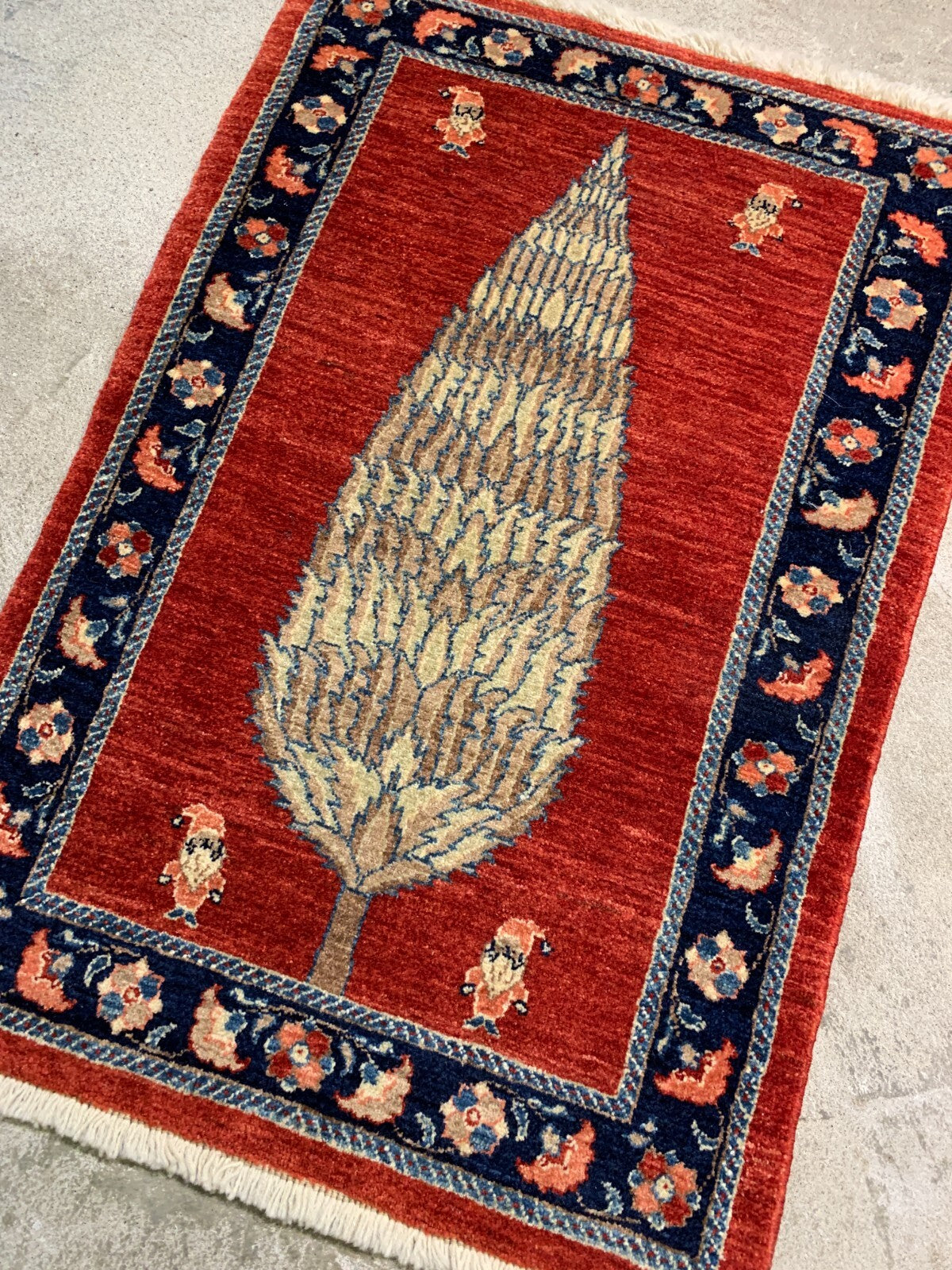 2'x3' Hand-Knotted 100% Wool Noel Rug - Area Carpet